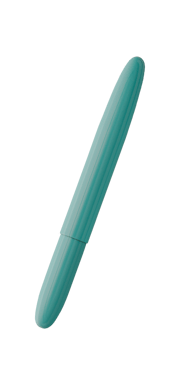 Tahitian Blue Bullet Space Pen, Gold Finger Grip