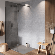 Terma Dexter Matt Black Heated Towel Rail 1220 x 500mm