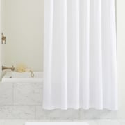 Plush Waffle Shower Curtain