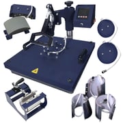 Swing Design 15" x 15" Swing Away 8-in-1 Heat Press - Navy