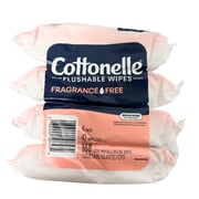 Cottonelle Flushable Wipes Fragrance Free 168 count
