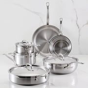 Professional Clad Stainless Steel Savour Set, 10-piece