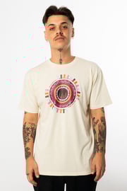 In Their Eyes Circle NAIDOC 2025 Bone Cotton Crew Neck Unisex T-Shirt