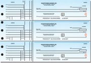 Securiguard Premium Classic Blue 3-on-Page Checks