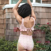 Back Ruffle One Piece Swimsuit