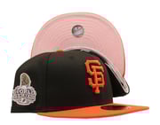 New Era x NYCMode 59Fifty MLB San Francisco Giants 2012 World Series Fitted W/ Pink Undervisor