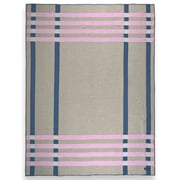 Frame Plaid Cotton Throw - Beige