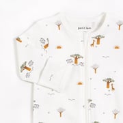 Safari Print on Off-White Sleeper