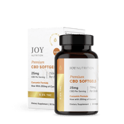 25mg CBD Softgels with Curcumin