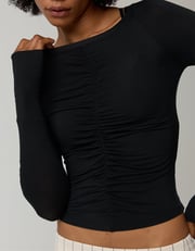 OFFLINE By Aerie Thumbs Up Ruched Long Sleeve T-Shirt