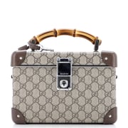 Bamboo Globe-Trotter Vanity Case GG Coated Canvas