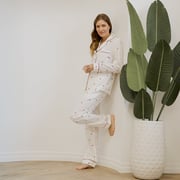 Small Hearts on Poplin Women's PJ Set