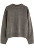 Logo-embroidered knitted jumper