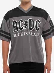 AC/DC Back In Black Football Jersey