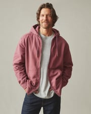 Men's Relaxed Classic Full Zip - Wild Ginger