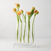 Elli Small Scissor-Cut Glass Vase