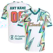 Men's San Jose Earthquakes adidas White 2025 Third Authentic Custom Jersey