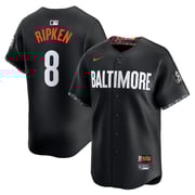 Men's Baltimore Orioles Cal Ripken Jr. Nike Black City Connect Limited Player Jersey