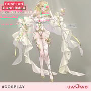 Uwowo Deposit Poll - Honkai: Star Rail Aglaea Bride Fanart Cosplay Costume