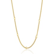 Short 18kt gold plating over silver Necklace with motifs Bold Motif