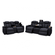 Seatcraft Cavalry Big & Tall Home Theater Sofa & Loveseat
