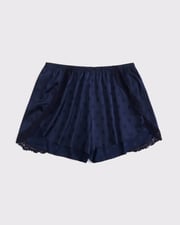 Jacquard Lace and Satin Sleep Short