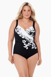 Plus Size Sanibel One Piece in Sub Rosa
