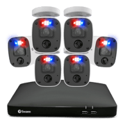 Home 6 Camera 8 Channel 4K Ultra HD DVR 2TB HDD Security System with Mic