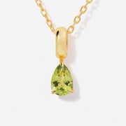 Birthstone Teardrop Necklace
