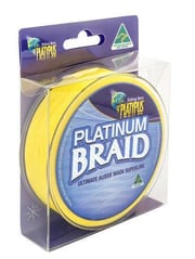 Platypus Platinum Braid Line - 20 lb X 2000 yd - High Vis Yellow