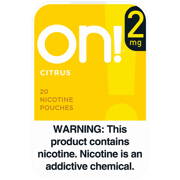On! 2MG Citrus Nicotine Pouches