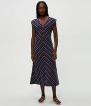 Tess Embroidered Midi Dress