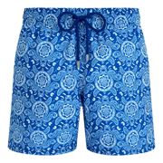Men Ultra-Light and Packable Swim Trunks Tribal Turtles