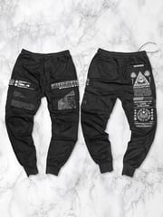 WOUNDS to WISDOM ✦ DESIGN 004 ✦ Slim Fit Tactical Unisex Joggers w/ Hidden Pocket