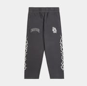 Prayer Washed Fleece Mens Sweatpants (Grey/Beige)