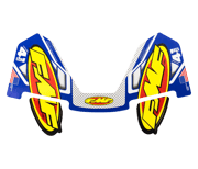 FMF 4.1 COLORWAYS 2020 LOGO KIT – BLUE 014849