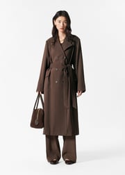 Doppelreihiger Trenchcoat