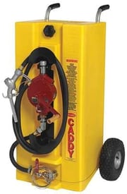 28 Gallon Plastic Diesel Fuel Caddy with Industrial Pump