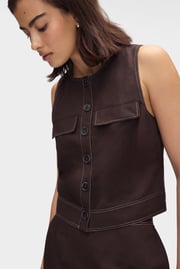 Summer Utility Linen Top