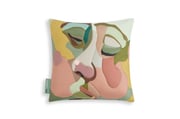 18 x 18 Throw Pillow Cover: Lovesac x KidSuper Kissing Design