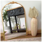 Gold Arch & Flourish Wall Mirror