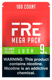 FRE Lush Mega Pack 9MG Nicotine Pouches - Bundle
