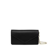 Small Willow Wallet on a Chain Black