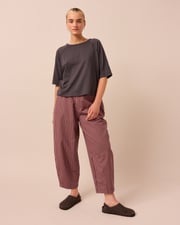 Remi Pink & Mocha Stripe Denim Jeans