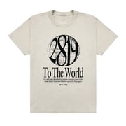 2819 To The World Tee- Cream