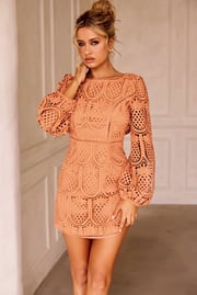 Take Me To The Tropics Dress - Rose