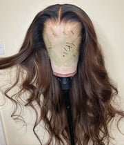 【Friday Special】Deja | Mocha Brown Pre-Plucked Human Hair Lace Front Wig