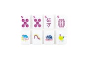 The Classic Line: Crisp White Riichi & Singaporean Mahjong Tiles