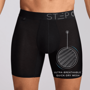 Cloud Mesh Boxer Brief - Black