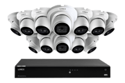 Lorex Fusion Series 4K 16 Camera Capable (Wired or Fusion Wi-Fi) 4TB Wired NVR System with A14 IP Dome Cameras